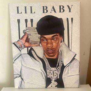 Lil Baby Canvas Art